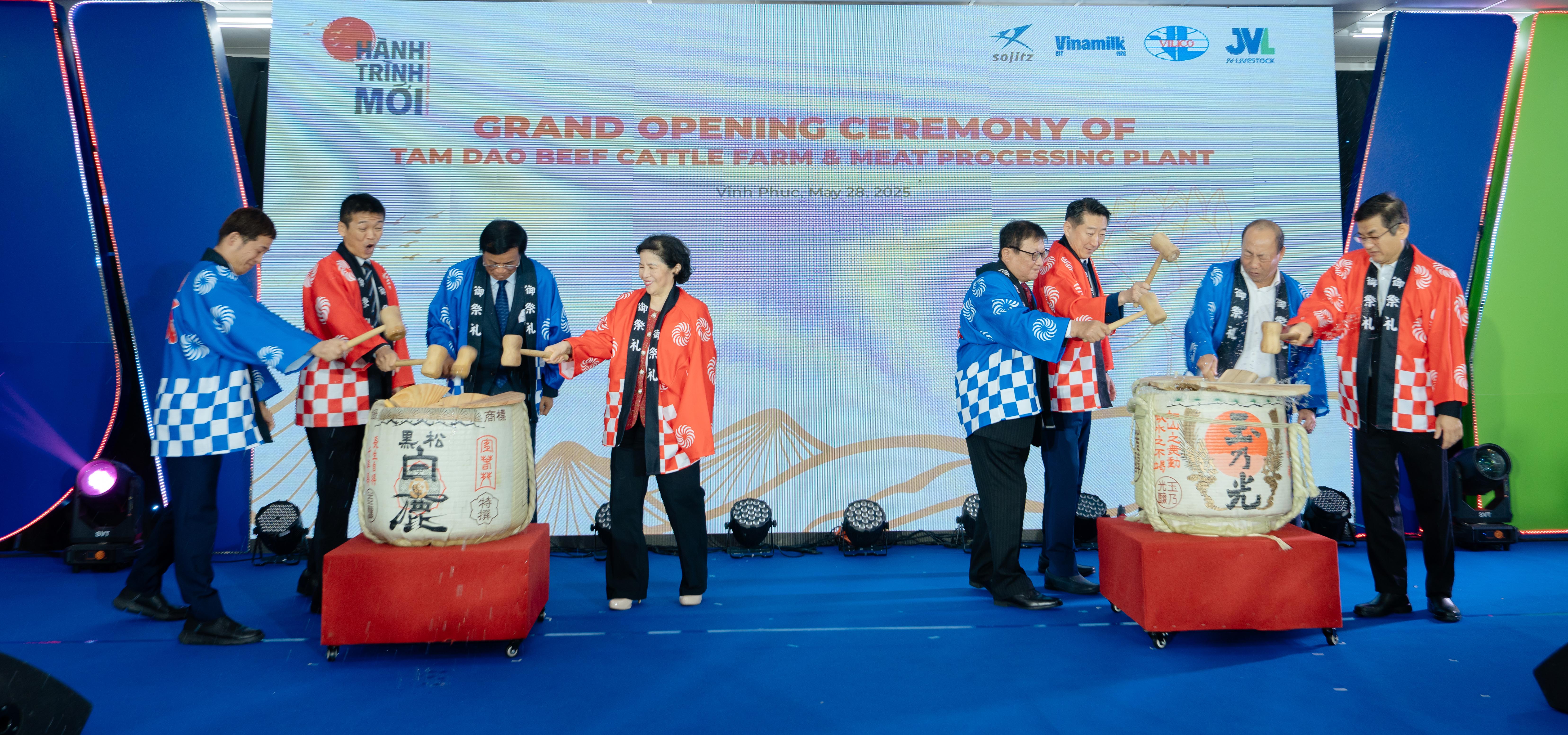 Khánh thành Tổ hợp Trang trại và Nhà máy chế biến thịt bò tại Tam Đảo và ra mắt thương hiệu thịt bò tươi ủ mát NIKU-ICHI